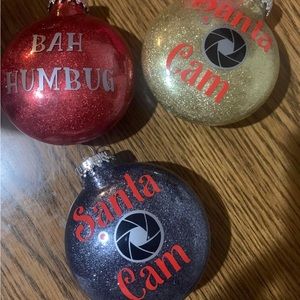 Christmas ornaments 3 new